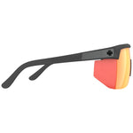 Spy Super Flynn Sunglasses - Translucent Matte Black - HD Plus Green with Orange Spectra Mirror + ANSI