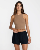 RVCA Womens Roma Tank Top - Cocoa