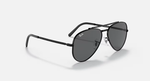 Ray-Ban New Aviator Sunglasses - Black W/ Dark Grey