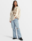 RVCA Womens Hamilton Crewneck Sweatshirt