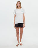 Tentree Women's Seaforestation T-Shirt - Undyed / Sea Blue