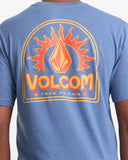 Volcom Mens Solstice Short Sleeve Tee - Blueberry