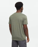 Tentree Mens Baker T-Shirt - Deep Olive Heather