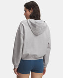 Under Armour Women's UA Icon Fleece Oversized Crew - Black / White - 001 (Copy)