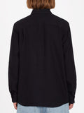 Volcom Mens Caden Antique Black long Sleeve Shirt