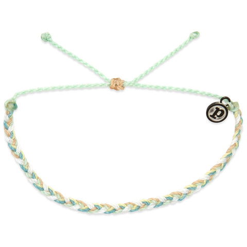 Pura Vida Multi Mini Braided Bracelet ~ Whisper