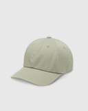 Tentree Flower Embroidery Peak Hat - Light Moss White Oak