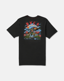 RVCA Mens Welcome to RVCA Short Sleeve Tee - Pirate Black