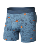 Saxx Quest Quick-Dry Mesh Underwear - Canyonlands - Washed Blue