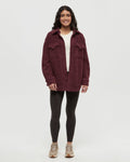 Tentree Womens Sunday Jacket - Deep Burgundy