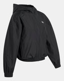 Under Armour Girls' UA Icon Woven Jacket - Black / White - 001