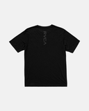 RVCA Mens VA Mark Reflective SS Tee - Black