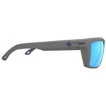 Spy Overhaul XL Sunglasses - Matte Gray - Happy Boost Polar Ice Blue Mirror + ANSI