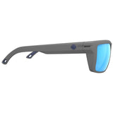 Spy Overhaul XL Sunglasses - Matte Gray - Happy Boost Polar Ice Blue Mirror + ANSI