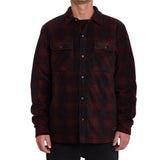Volcom Mens Bowered 2 Lined Fleece Jacket Navy