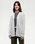 Tentree Women's Prairies Cardigan - Light Grey Heather