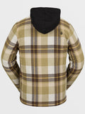 Volcom Mens Insulated Riding Flannel Jacket