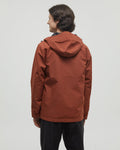 Tentree Mens Nimbus Water Repellent Hooded Rain Jacket - Sequoia