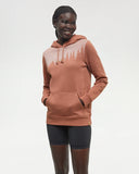 Tentree Womens Juniper Regular Fit Hoodie - Clay Tile Heather White
