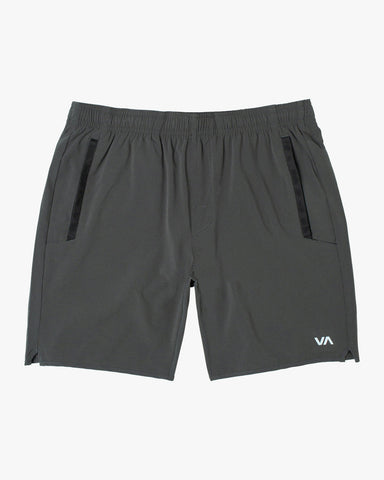 RVCA Mens Yogger Stretch Elastic Waist Shorts 17"