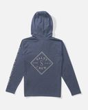 Salty Crew Tippet Boys Tech Tee Hoodie - Navy