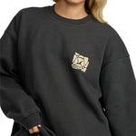 RVCA Womens Baggie BF Crew - Pirate Black