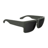 Spy Cyrus Sunglasses - Matte Olive - Happy Gray Green