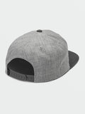 Volcom Mens Quarter Twill Hat - Heather Black