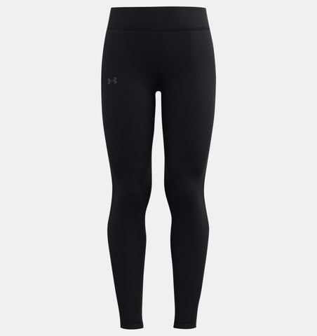 Under Armour Girls' UA Motion Leggings - Black / Jet Gray - 001