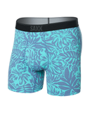 Saxx Quest Underwear - Surf Flowers - Turquoise