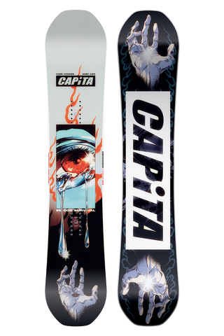 Capita Men's Indoor Survival Park + Resort / True Twin / Traditional Camber Snowboard