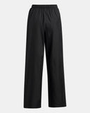 Under Armour Girls' UA Icon Woven Open Leg Pants - Black / White - 001