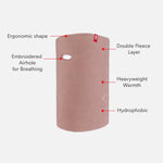 Airhole Airtube Classic Microfleece Facemask - Dusty Pink