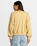 RVCA Womens Court Crewneck Sweatshirt