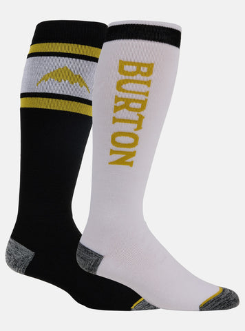 Burton Men's Weekend Midweight Socks (2 Pack) - Sulfur