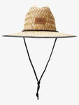Quiksilver Mens Outsider Straw Lifeguard Hat