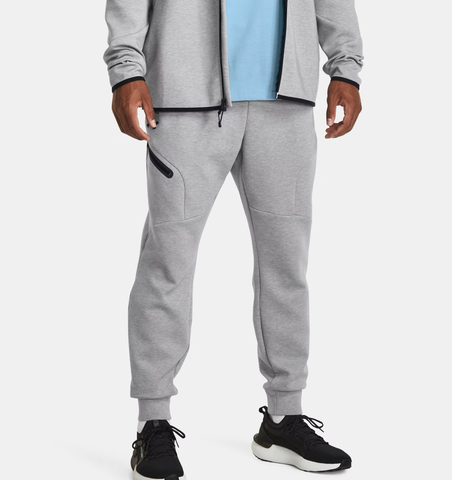Under Armour Men's UA Unstoppable Fleece Pants - Mod Gray / Black - 011