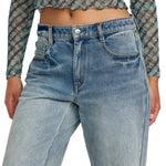 RVCA Womens Coco II Denim Jeans - Light VIntage Indigo