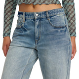RVCA Womens Coco II Denim Jeans - Light VIntage Indigo