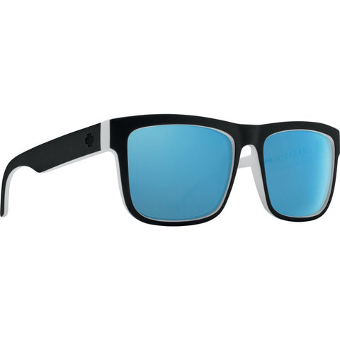 Spy Discord Sunglasses - Whitewall - Happy Gray Green Polar with Light Blue Spectra Mirror