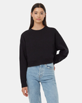 Tentree Women's TreeFleece Oversized Cropped Crew