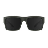 Spy Cyrus Sunglasses - Matte Olive - Happy Gray Green