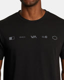 RVCA Mens Brand Reflect Sport Tech T-Shirt