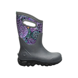 Bogs Kids' Classic Seamless Dandelion Insulated Winter Boots - Dark Gray Multi