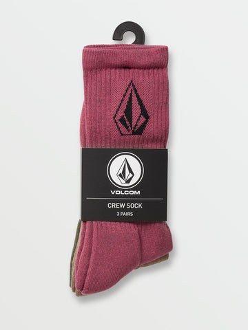 Volcom Full Stone Sock 3 Pack - Agave