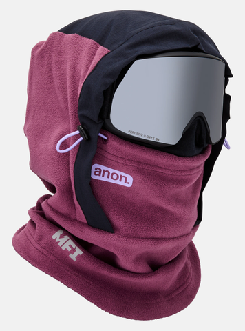 Anon MFI® Fleece Helmet Hood - Deep Cherry