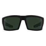 Spy Rebar Sunglasses - Matte Black - Happy Gray Green + ANSI