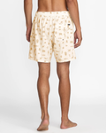 RVCA Sea Life Elastic Swim Trunk - Natural