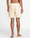 RVCA Sea Life Elastic Swim Trunk - Natural