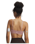 Under Armour Women's UA Motion Women's Sports Bra - Tourmaline Pink / White - 673